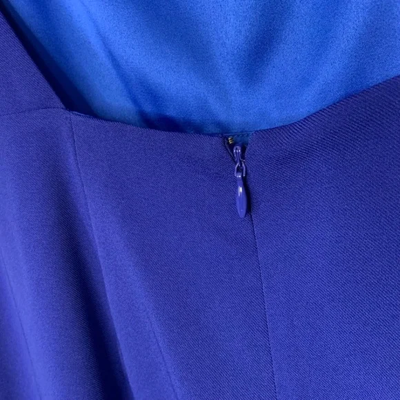 Lovers +Friends Womens Luca Open Back Sleeveless Mini Dress Sz Small Blue Lined - Picture 7 of 11